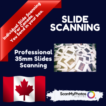 Canada 35mm slide scanning, How to get digital copies of 35mm slides in Canada?