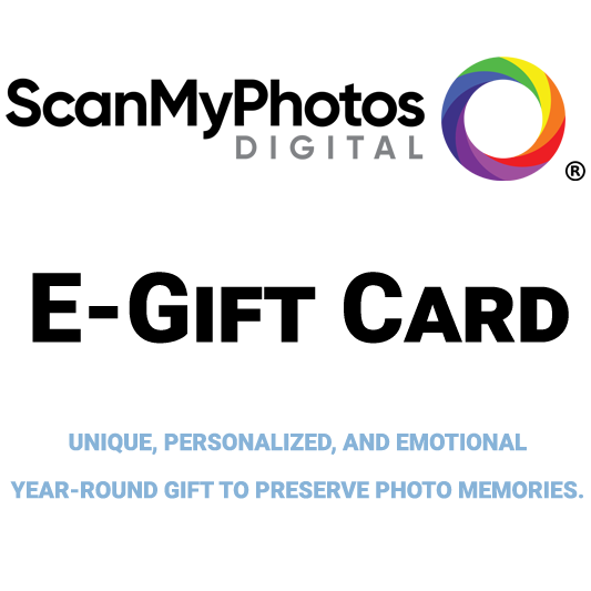 ScanMyPhotos EGift Certificates as the most personalized gift