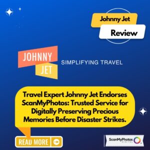 Johnny Jet Endorses ScanMyPhotos