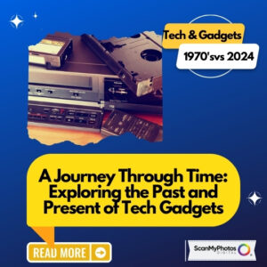 Technology and Gadgets in the 1970s vs. 2024